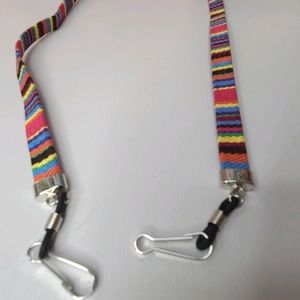 Sunglasses & Glasses Holder Necklace colorful striped